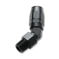 Vibrant -8AN Male NPT 45Degree Hose End Fitting - 3/8 NPT