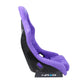 NRG FRP Bucket Seat PRISMA Edition w/ Pearlized Back Purple Alcantara - Medium