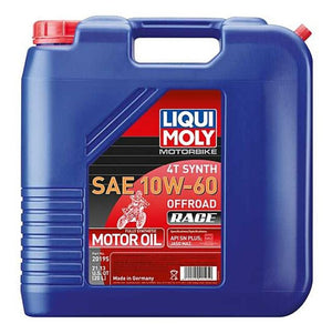 LIQUI MOLY 20L Motorbike 4T Synth SAE 10W60 Offroad Race