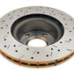 DBA 2016+ Holden RG Colorado / Trailblazer Rear 4000 Series XS Drilled & Slotted Gold Brake Rotor