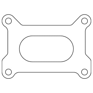 Cometic Holley 2 Barrel 500 CFM .039in Fiber Carburetor Gasket - 3.640in x 1.750in - Open Plenum