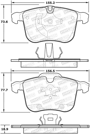 StopTech Street Brake Pads