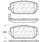 StopTech OE Fit Rear Sport Brake Pads