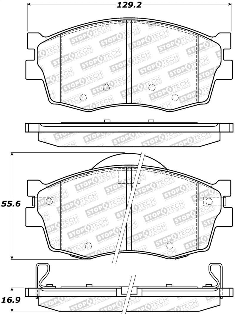 StopTech Street Brake Pads