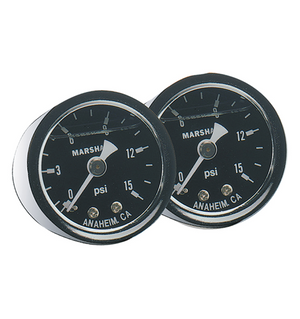 Fragola Fuel Pressure Gauge 0-60 PSI Liquid Filled