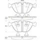 StopTech Street Touring 06-09 BMW M5 E60 / 07-09 M6 E63/E63 Front Brake Pads