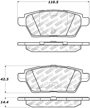 StopTech Street Select Brake Pads