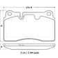 StopTech Performance 14-17 Volkswagen Touareg Front Brake Pads