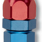 Russell Performance Red/Blue -6 AN Female Swivel to 3/8in Aluminum Tube