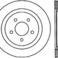 StopTech Power Slot 94-04 Ford Mustang Rear Left Slotted CRYO Rotor