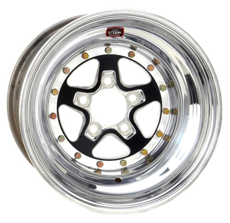 Weld Alumastar 2.0 15x10 / 5x4.5 BP / 7in. BS Black Wheel - Non-Beadlock