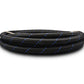 Vibrant -6 AN Two-Tone Black/Blue Nylon Braided Flex Hose (20 foot roll)