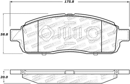 StopTech Street Select Brake Pads