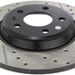 StopTech Power Slot 09-10 Audi A4/A4 Quattro / 08-10 A5 / 10 S4 Rear Left Drilled & Slotted Rotor