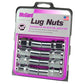 McGard Hex Lug Nut (Long Shank - 1in. / Duplex) 1/2-20 / 7/8 Hex / 2.425in. Length (8-Pack) - Chrome