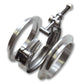 Vibrant AL V-B Flange Assembly 3.5in OD Tubing incl 2 AL V-b flanges 1 SS V-B Clamp 1 Viton O-Ring