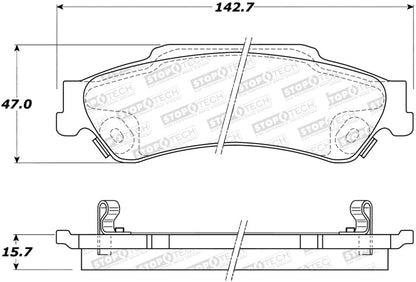 StopTech Street Select Brake Pads