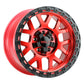 Weld Off-Road W133 17X9 Cinch 5X114.3 5X127 ET-12 BS4.50 Candy Red / Satin Black Ring 78.1