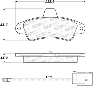 StopTech Street Brake Pads