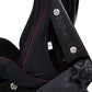 NRG FRP Bucket Seat - Reclinable (Black Cloth w/Red Stiting)