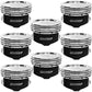 Manley 4.6L Ford Modular (2/4 Valve) 3.700in Bore 1.220in CD 18cc Dish Pistons - Set of 8