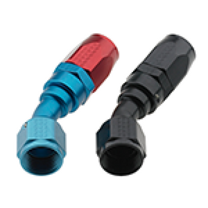 Fragola -6AN x 30 Degree Pro-Flow Hose End - Blue/Red