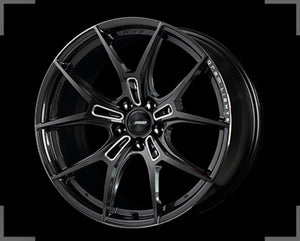 Gram Lights 57FXZ 19x8.5 +32 5-112 Super Dark Gunmetal & Machining Rim Edge DC Wheel