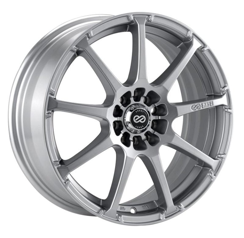 Enkei EDR9 15x6.5 4x100/114.3 38mm Offset 72.6 Bore Diameter Silver Wheel