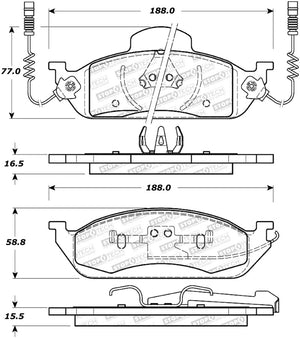 StopTech Street Brake Pads