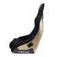 NRG FRP Bucket Seat ULTRA Edition - Medium (Black Alcantara/Gold Glitter Back)