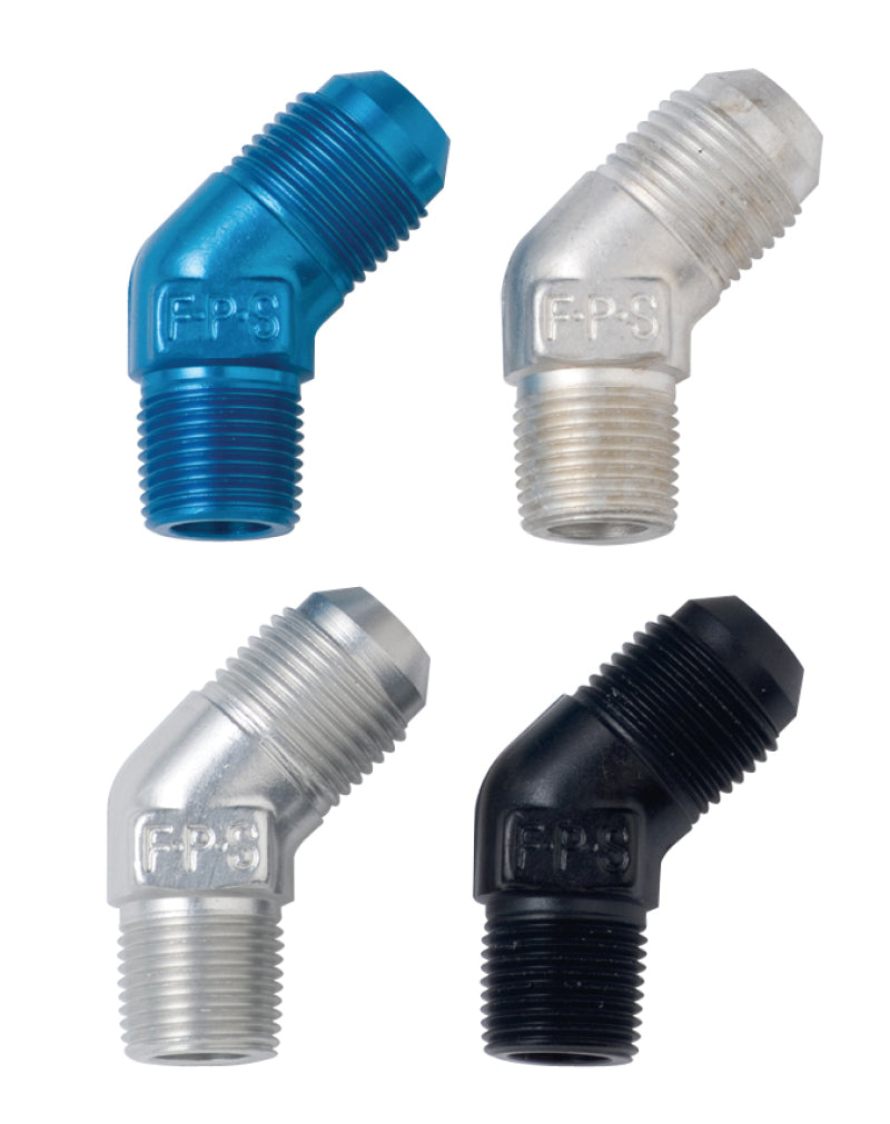 Fragola -6AN x 1/2 NPT 45 Degree Adapter