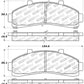 StopTech Sport Brake Pads w/Shims and Hardware - Front