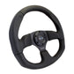 NRG Reinforced Steering Wheel (320mm Horizontal / 330mm Vertical) Leather w/Black Stitching