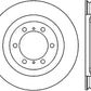 StopTech 10-17 Lexus GX Slotted & Drilled Cryo Front Left Rotor