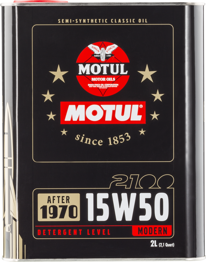 Motul 15W50 Classic 2100 Oil - 10x2L