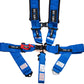 NRG SFI 16.1 5PT 3in. Seat Belt Harness / Latch Link - Blue