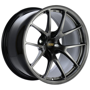 BBS RI-A 18x10 5x120 ET25 Diamond Black Wheel -82mm PFS/Clip Required