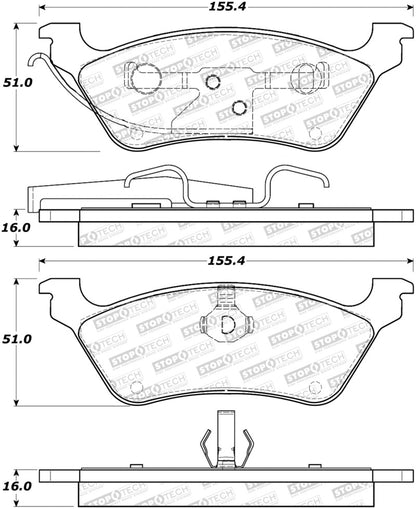 StopTech Street Brake Pads