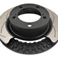 DBA Street T2 Slotted KP Rotor Street Flat Disc (Replaces AP CP3580-2898/2899) w/o Nuts