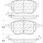 StopTech Street Touring 03-11/05 Infiniti / 05-06 Nissan Front Brake Pads