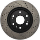 StopTech 05-10 GMC Sierra 1500 (w Rear Drum) / 07-09 GMC Yukon Front Right Slotted & Drilled Rotor