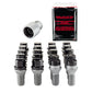 McGard 4 Lug Hex Install Kit w/Locks (Cone Seat Bolt) M12X1.25 / 17mm Hex / 22.0mm Shank L. - Black