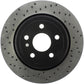 StopTech Sport Cross Drilled Brake Rotor - Front Left