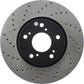 StopTech Cyro Drilled Sport Brake Rotor Front Right 13+ Honda Accord