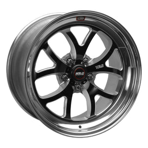 Weld S76 18x11 / 5x4.75 BP / 4.7in. BS Black Wheel (Medium Pad) - Non-Beadlock