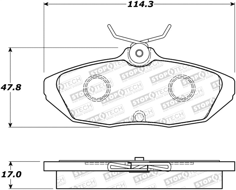 StopTech Street Brake Pads - Front