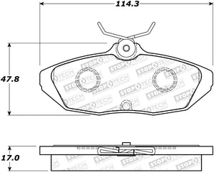 StopTech Street Brake Pads - Front