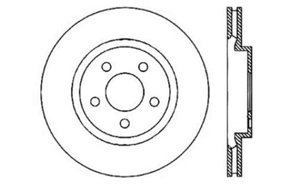 StopTech Drilled Sport Brake Rotor