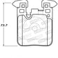 StopTech 12-15 BMW 335i Street Performance Rear Brake Pads