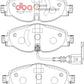 DBA 15-19 Audi A3 (w/288mm Front Rotor) XP Performance Front Brake Pads